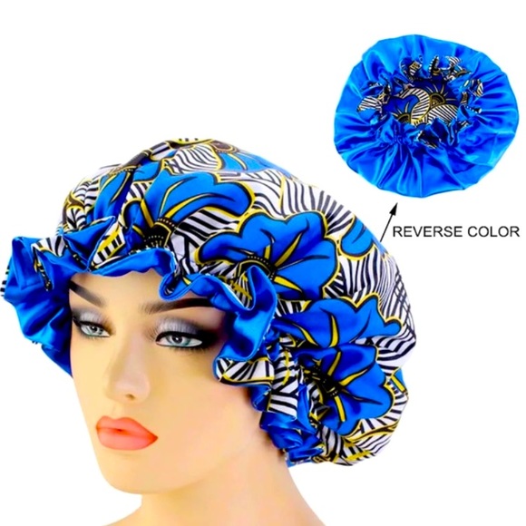 Classy Silky & Smooth Satin Bonner Cap. - Picture 4 of 9